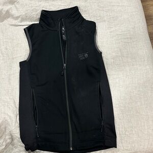 Mountain Hardwear Black Zip-Up Vest